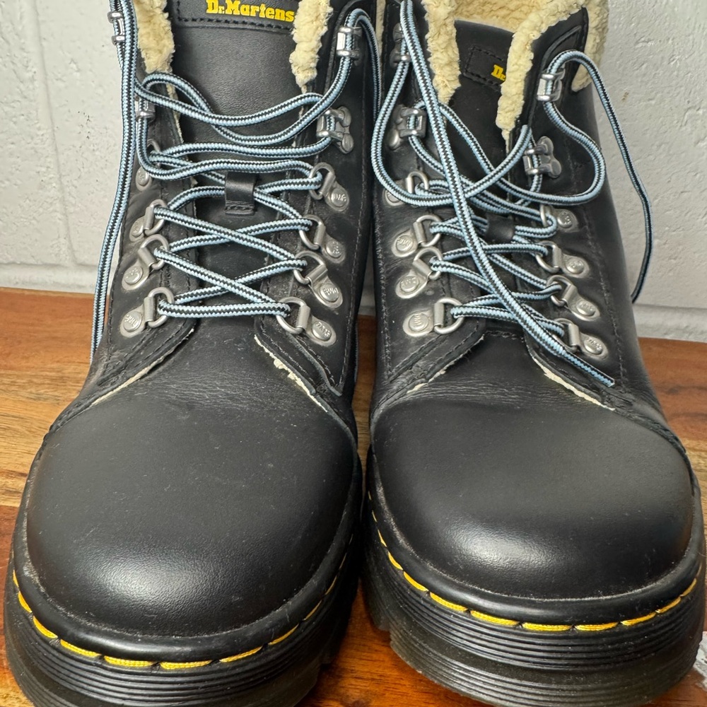 Dr. Martens Cream Lined Boots